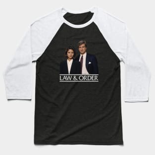 Law and Order - McCoy, Kincaid Baseball T-Shirt